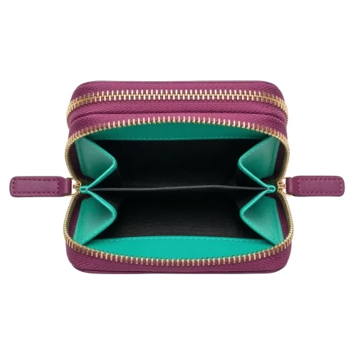 Cartera de mujer VCoral arriba abierta 1