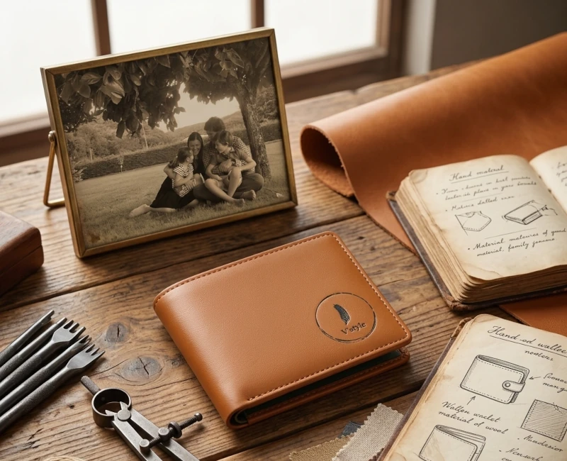 Marca familiar de accesorios de piel vegana