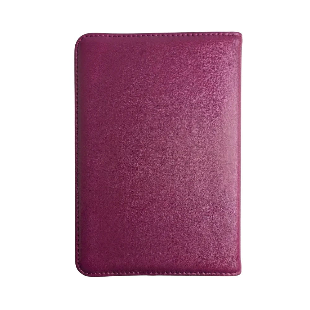 Porta pasaporte mujer vcoral trasera