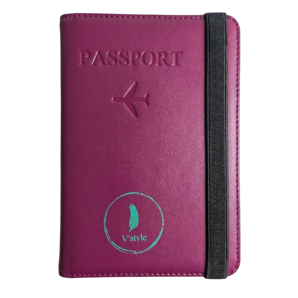 Porta pasaportes mujer Vstyle Coral